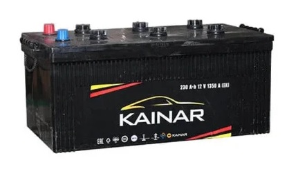 Акумулятор 230Ah-12v KAINAR (518x274x238),зворотна полярність (3),EN1350